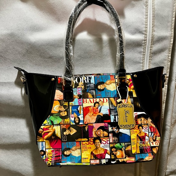 NWT Bag with Michelle Obama and the Former President - Picture 1 of 15
